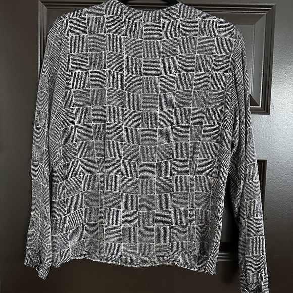 VINTAGE SPARRS CONCEPTS SILK BLOUSE 6 - Picture 3 of 4